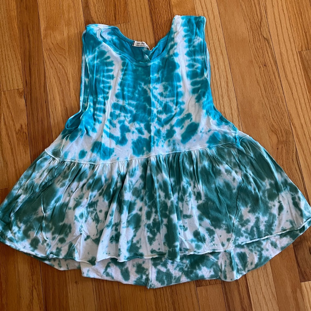 We the free womens tie dye loose oversized tank